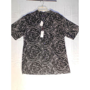 Daniel Cremieux short sleeve button down shirt size L